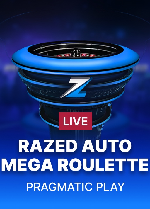 Razed Casino Auto Mega Roulette Game Interface