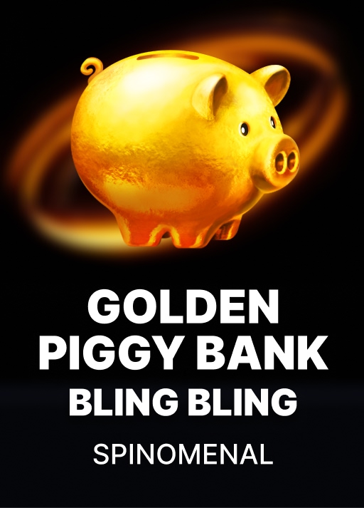Golden Piggy Bank - Bling Bling